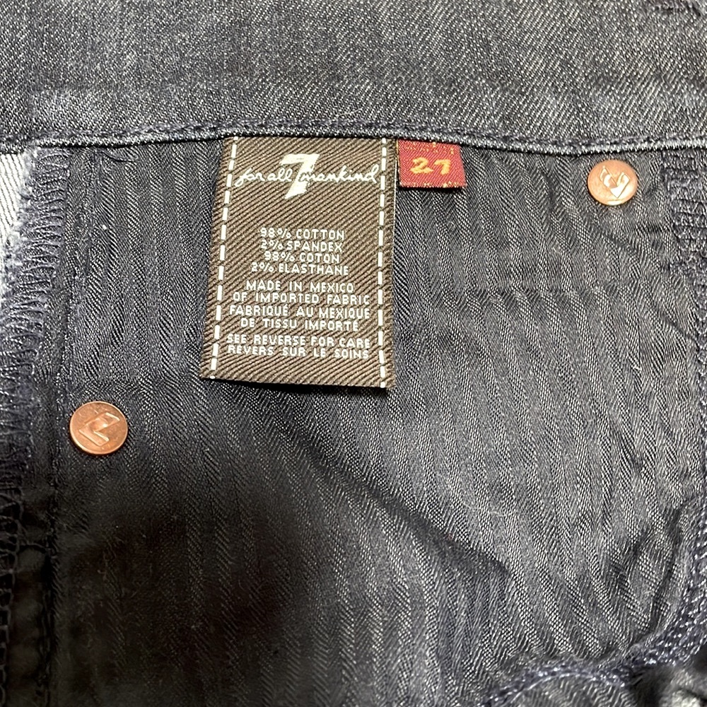 7 For All Mankind Roxanne Skinny Jeans Size 27 - Picture 14 of 16